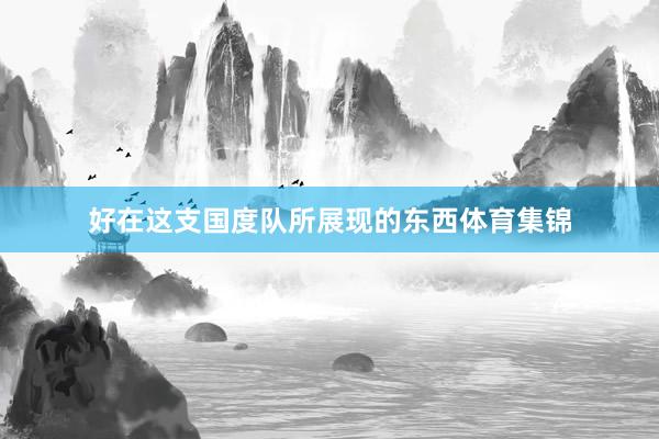 好在这支国度队所展现的东西体育集锦