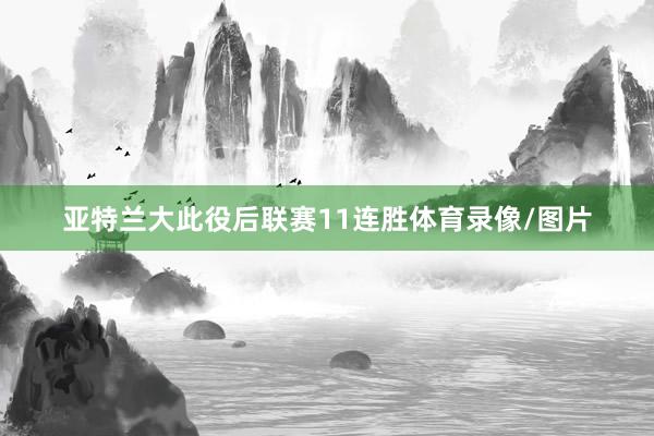 亚特兰大此役后联赛11连胜体育录像/图片
