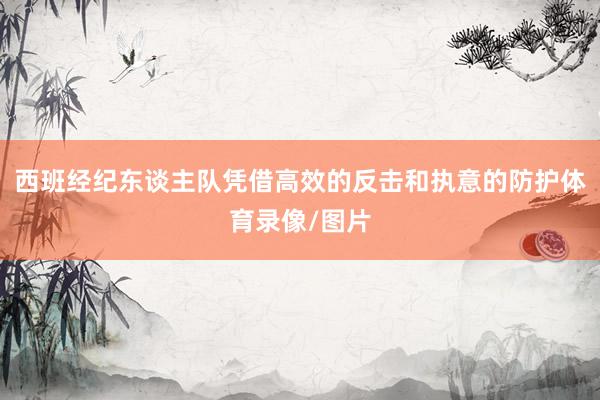 西班经纪东谈主队凭借高效的反击和执意的防护体育录像/图片