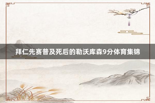 拜仁先赛普及死后的勒沃库森9分体育集锦