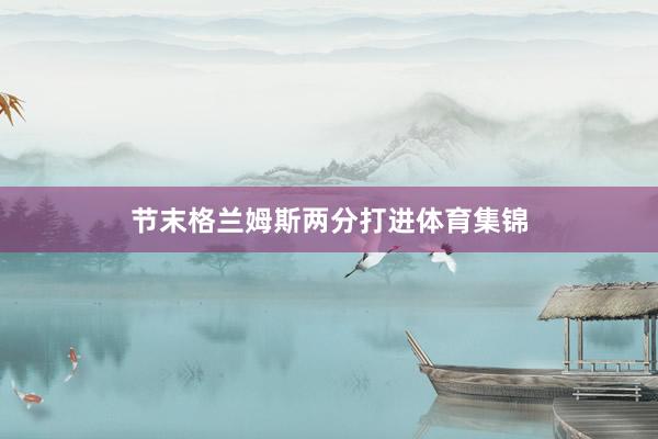节末格兰姆斯两分打进体育集锦