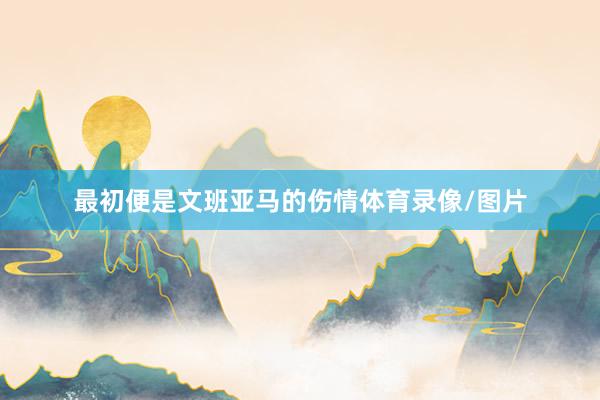 最初便是文班亚马的伤情体育录像/图片