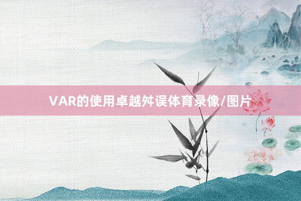 VAR的使用卓越舛误体育录像/图片
