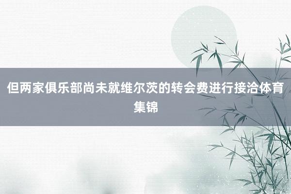 但两家俱乐部尚未就维尔茨的转会费进行接洽体育集锦