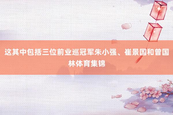 这其中包括三位前业巡冠军朱小强、崔景国和曾国林体育集锦