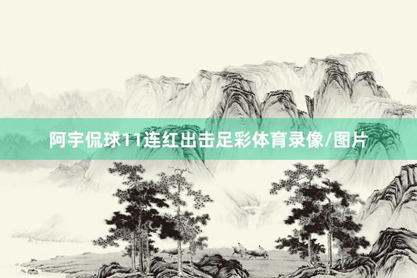 阿宇侃球11连红出击足彩体育录像/图片