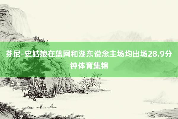 芬尼-史姑娘在篮网和湖东说念主场均出场28.9分钟体育集锦