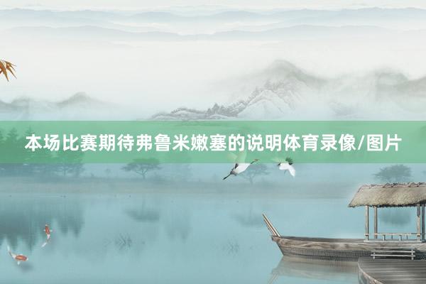 本场比赛期待弗鲁米嫩塞的说明体育录像/图片