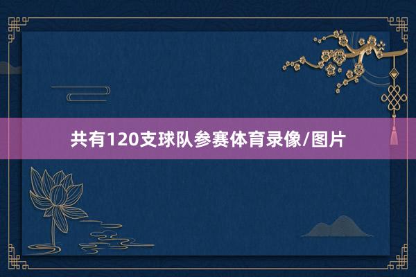 共有120支球队参赛体育录像/图片