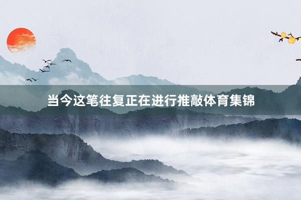 当今这笔往复正在进行推敲体育集锦
