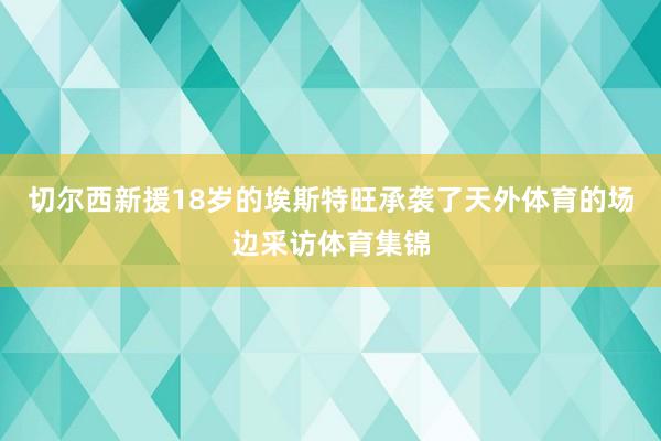 切尔西新援18岁的埃斯特旺承袭了天外体育的场边采访体育集锦