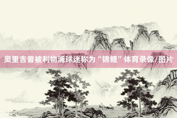 奥里吉曾被利物浦球迷称为“锦鲤”体育录像/图片