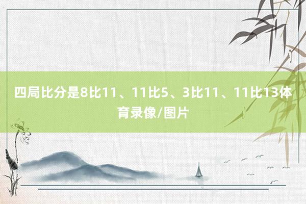四局比分是8比11、11比5、3比11、11比13体育录像/图片