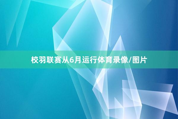 校羽联赛从6月运行体育录像/图片