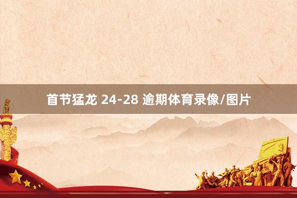 首节猛龙 24-28 逾期体育录像/图片