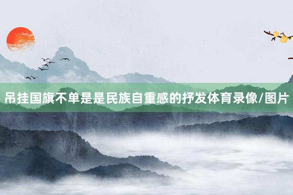 吊挂国旗不单是是民族自重感的抒发体育录像/图片