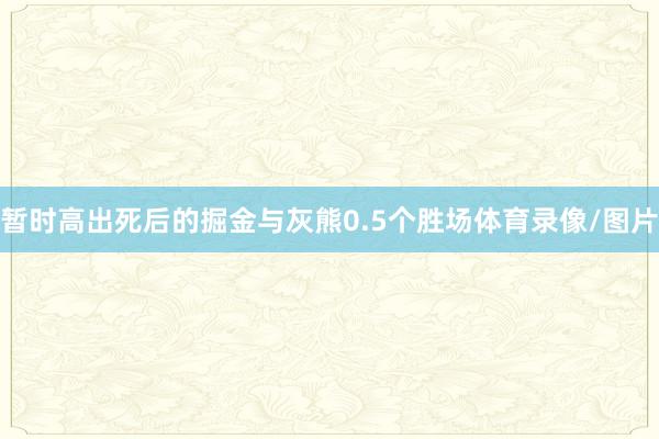 暂时高出死后的掘金与灰熊0.5个胜场体育录像/图片